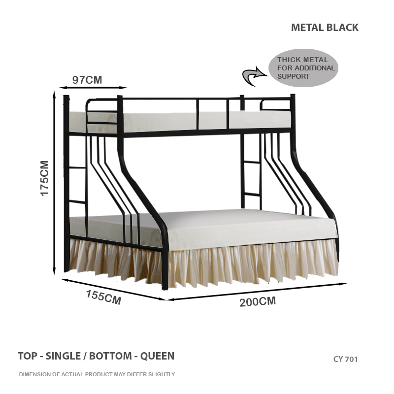 CY 701 DD METAL BEDFRAME 1B copy